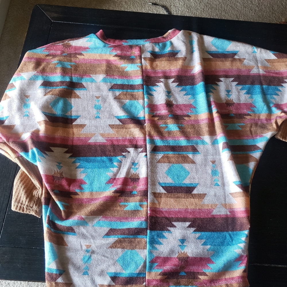 Aztec print shirt